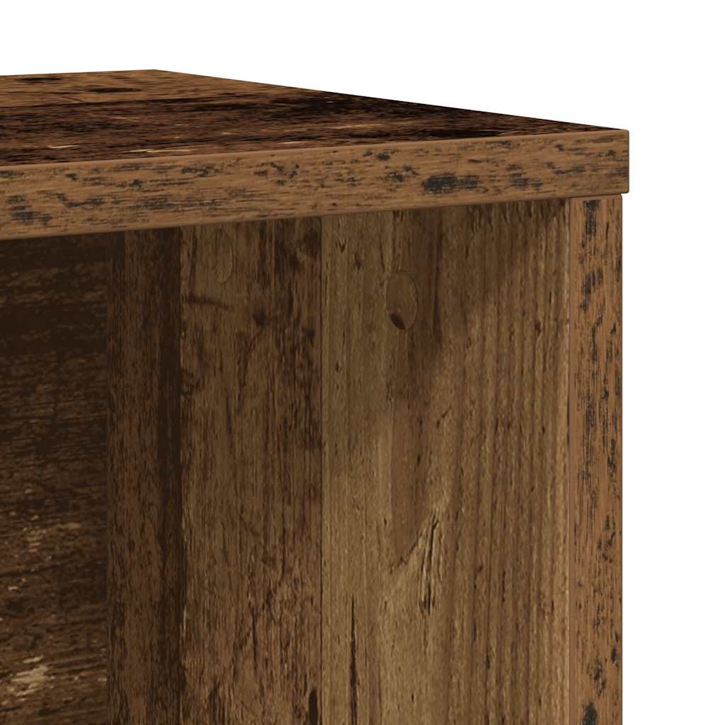 Bookshelf Reclaimed Wood Look 60x24x101.5 cm Engineered Wood