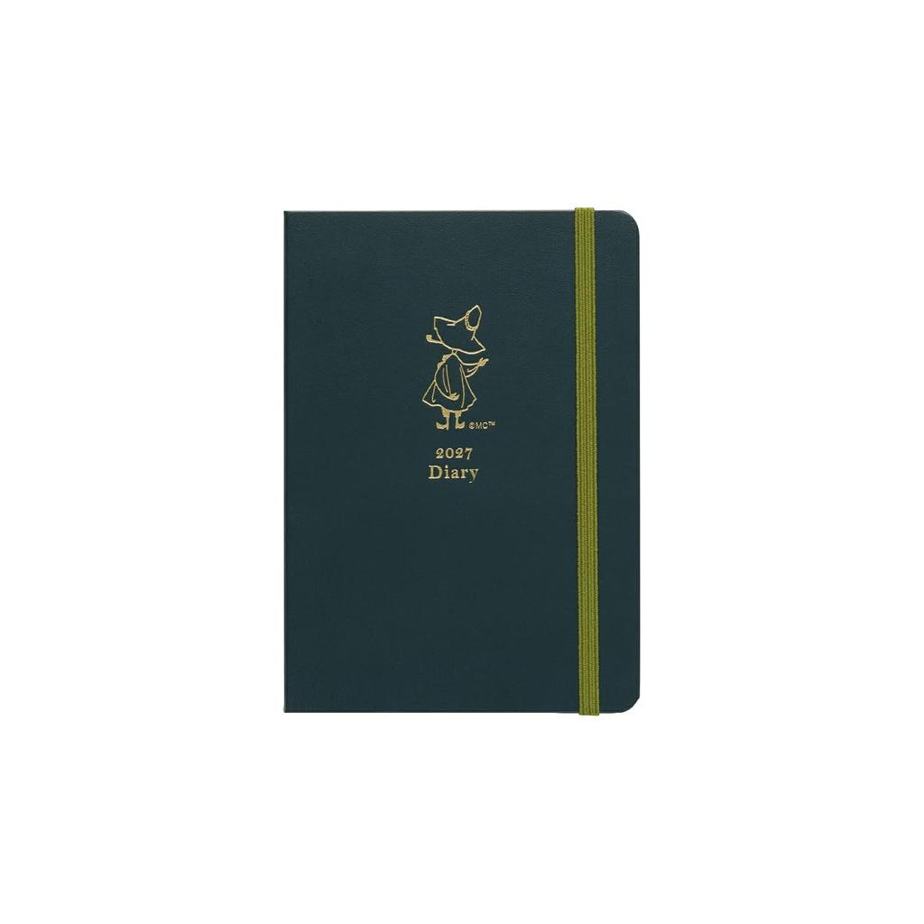 Notebook 2027 Hightide Moomin Green A6 Weekly Block Starts October 2026 Schedule Book