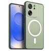 Магнитный железный кольцевой чехол для телефона для Xiaomi 13T Pro, 13T Матовый мягкий ТПУ Ударопрочный чехол