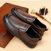 Модные ретро-лоферы из коровьей кожи для мужчин, весна-осень, новые дизайнерские мужские туфли на мягкой подошве, модные однотонные повседневные туфли для мужчин