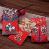 12pcs Paper Lucky Money Bless Pocket Cartoon Red Pocket Chinese Style New Year Red Envelope  Decor