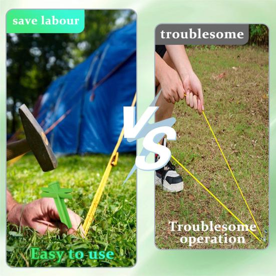 3 шт. прочный колышек для палатки многофункциональный открытый сад двор патио газон кемпинг брезентовый навес ветрозащитный колышек для палатки