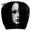 Чехлы на подголовник автомобиля в стиле Хоррор Смешные чехлы Принт с призраком и черепом Быстрая смена Стайлинг интерьера Защита сидений Универсальные Дышащие Автоаксессуары