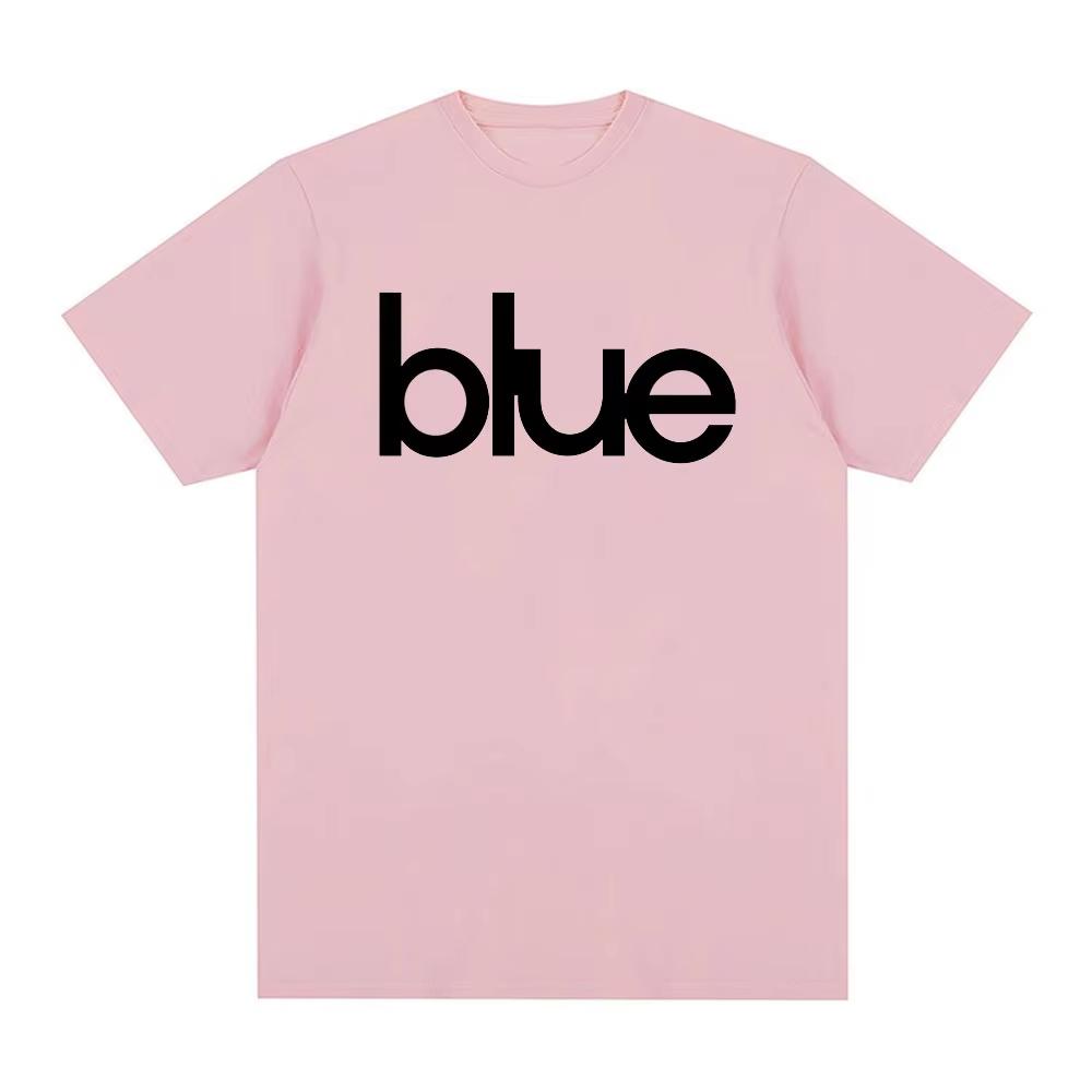 Robbie Williams Blue Same Style Graphic Print Tshirt Men Women Streetwear Fashion Oversized Oneck Cotton Top Summer New Tee