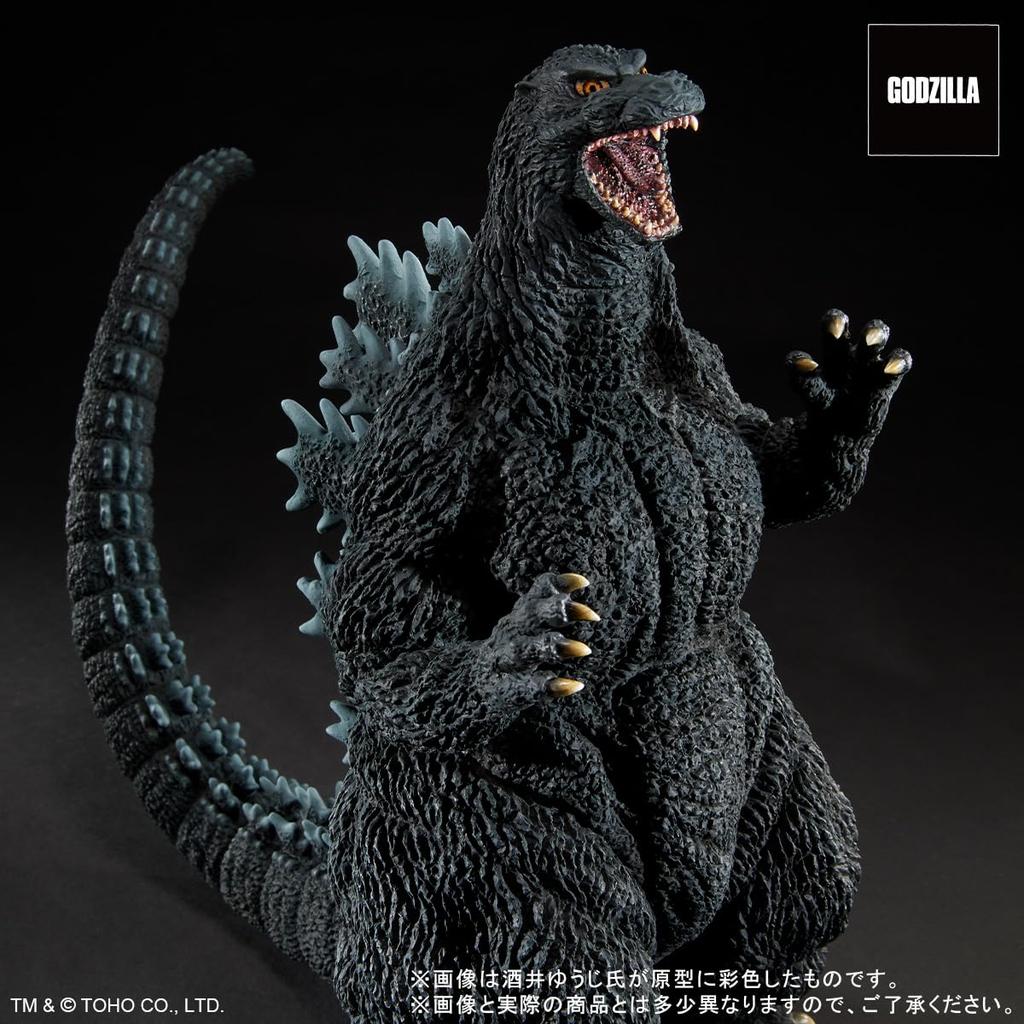 X-PLUS GARAGE TOY Toho 30cm Series Yuji Sakai Modeling Collection Godzilla (1995) Last Scene Height Approx. 310mmLength Approx. 440mm Non-scale PVC