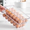 Catwo Egg Cases, Egg Holders, Transparent Egg Containers, 21 Count