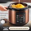 Smart Multifunctional Electric Pressure Cooker with Double Pot, Large Capacity for Stewing Meat, Porridge, and High-Pressure Rice Cooking.