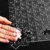 49/121/200/300Pcs Impossible Challenge Clear Blank Puzzle Relieve Stress Decompression Game