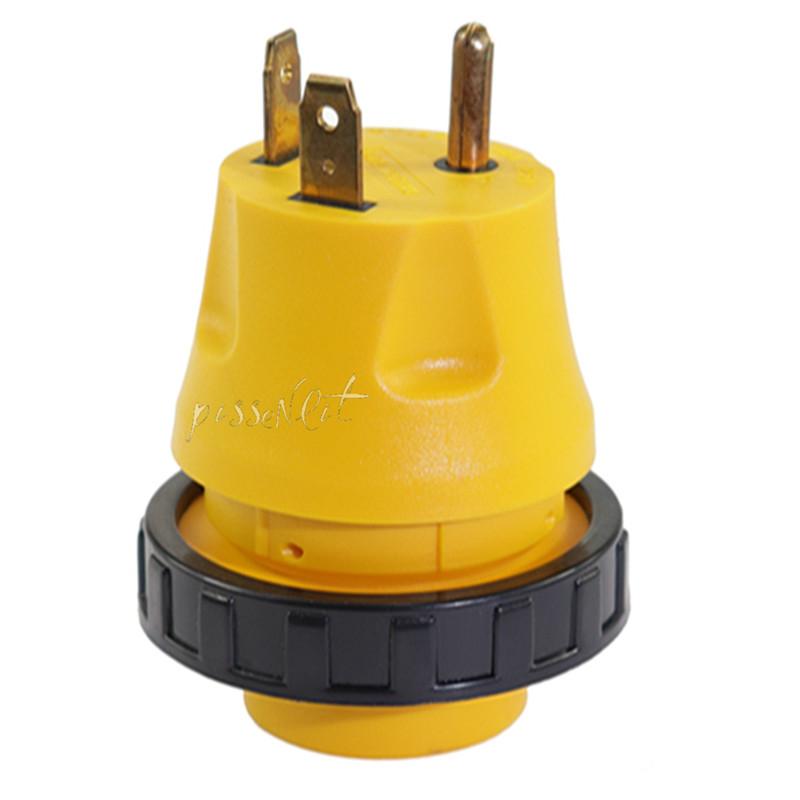 Адаптер шнура питания 15A Male to 50A Twist Lock Female Plug Connector для RV Camper Car Accessories Car Socket