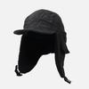 LOOKING4U The Cap Outdoor Pocket Waterproof Earmuff Cap Black