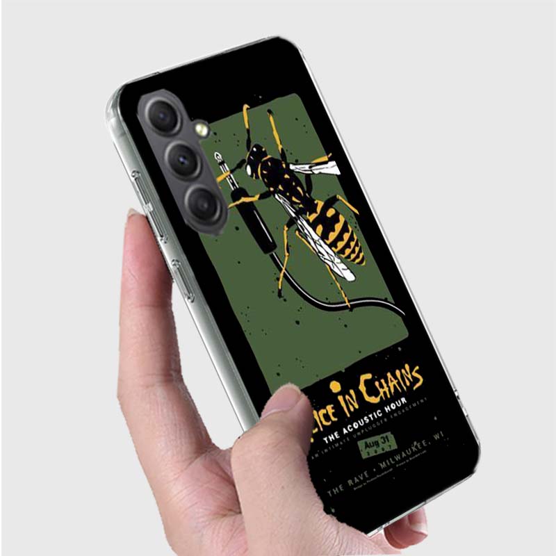 Rock Band Alice In Chains Phone Case For Samsung A15 A25 A35 A55 A12 A22 A32 A52S A13 A23 A33 A53 A14 A24 A34 A54 Galaxy A8 A6 A