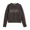 Коллаборация Originals X Avavav FW25 Свободный крой Мягкий вязаный свитер Женский свитер Охра Белый-Коричневый JZ0620