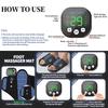 Professional TENS-EMS Foot Massager Machine for Relaxation, Shiatsu Acupoint Massage Pad with Pulse, Portable Home Use