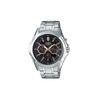 Серия STANDARD, водозащита 50 м, Кварцевые, Стальной ремешок, , мужские часы, черный циферблат MTP-E204D-1AVDF