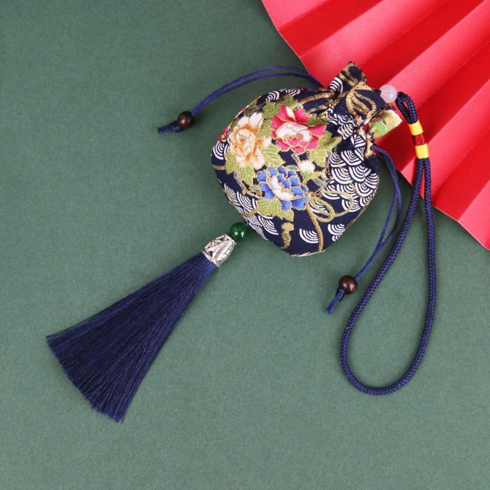 Printing Chinese Style Sachet Hanging Perfume Spice Bag Retro Tassel Small Pouch  Children