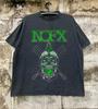 Редкая футболка NOFX с черепом, Унисекс черная хлопковая футболка, Размер S-5XL Унисекс футболка