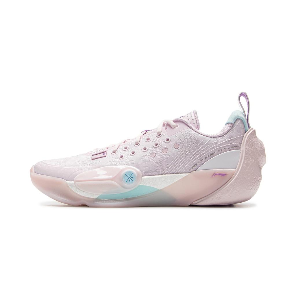 Баскетбольные кроссовки Li Ning All City 13 Низкие Мужские Однотонные Фиолетово-розовые ABAV017-3