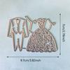Couple Wedding Metal Cutting Dies Stencil for DIY Scrapbooking Photo Album Embossing Paper Cards Crafts Diecuts