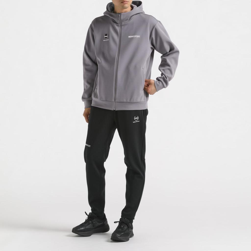 Sweatshirt Descente Half Gauge Full Zip Hoodie Stretch UV Protection Training Running GY00 2L [Move Sports] S.F.TECH (UPF50+) (ST4FSW43M)