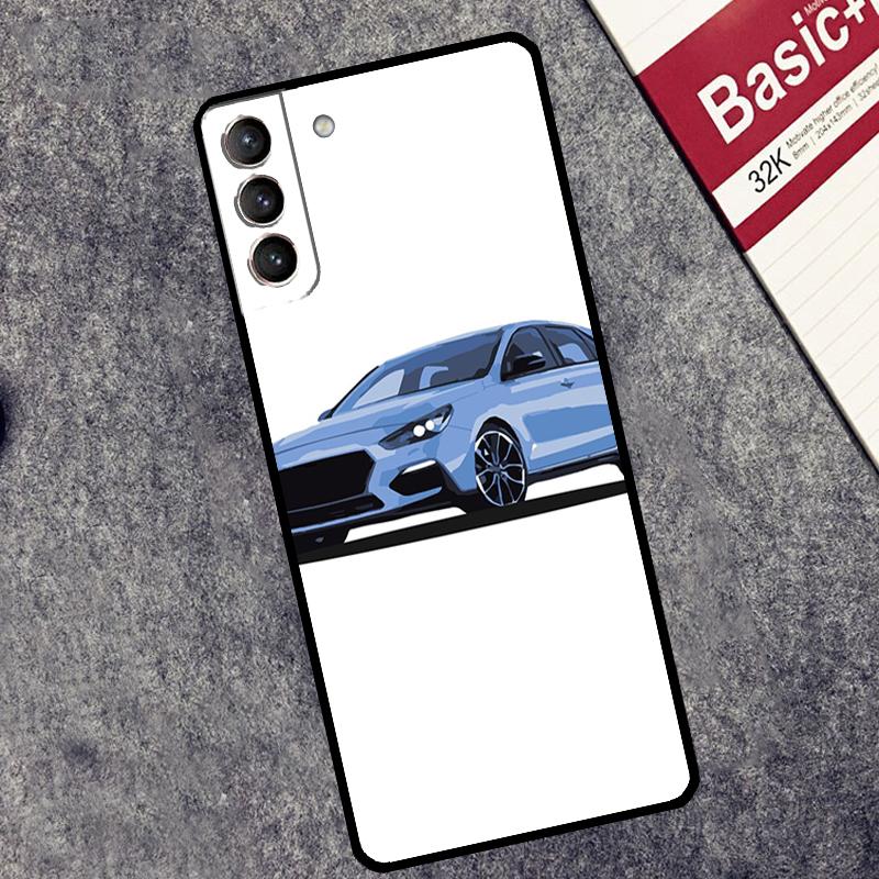 Синий Чехол для Телефона I30N Для Samsung Galaxy S24 S23 S22 S21 Ultra Plus Note 10 Note 20 S8 S9 S10 S20 FE