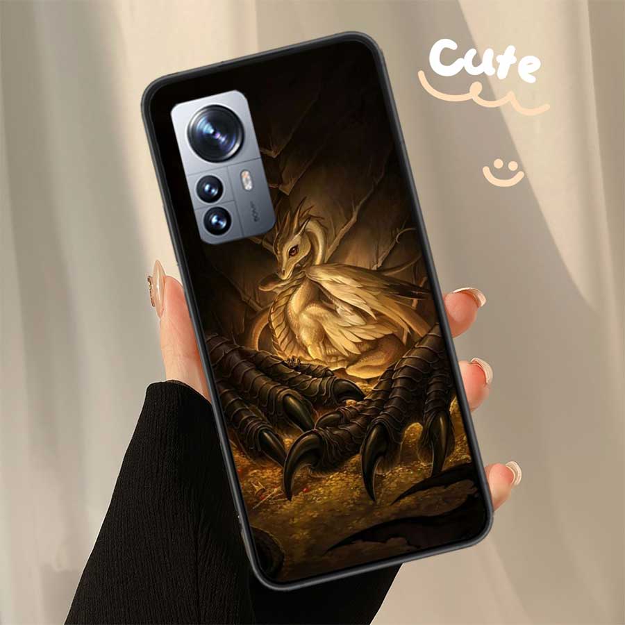 Чехол для телефона F-Fourth W-Wing Dragon для Xiaomi Poco F7 Mi 14 Ultra 15 13 12 Pro 11T 10T 12T Pro 12X 11i 11 10 Lite 5G 9 8 Cover Ca