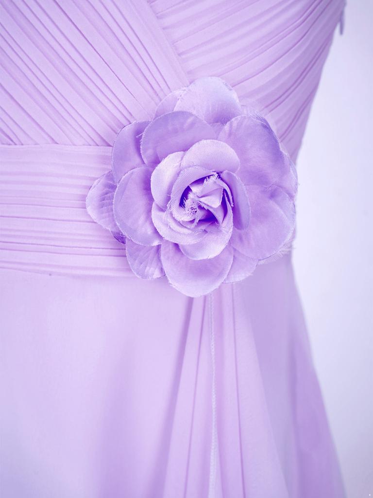 Chiffon Sleeveless Flower Girl Dress Kids Junior Bridesmaid Wedding Party Gown Formal Dresses