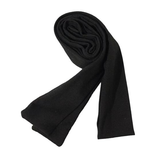 Women Scarf Striped Print Thin Long Scarf Harajuku Style Lightweight Breathable Cotton Scarf Girl Neck Wrap