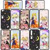 Чехол для iPhone 16 15 Xiaomi Redmi Note 14 13 12 11 Pro Max X 8 9 16e Samsung Galaxy S25 S24 S23 Moto OPPO Huawei Girl Sailor Anime Moon Phone Case