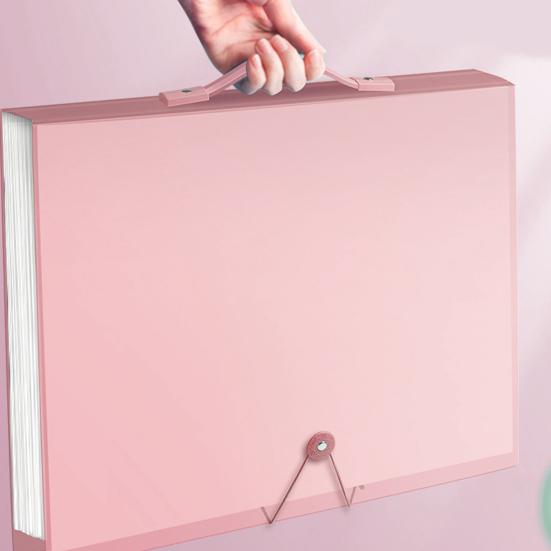 Фотоальбом со стразами A3, 60 страниц, прозрачные карманы, дизайн с пряжкой, удобная защита при переноске, устойчивая к трещинам папка