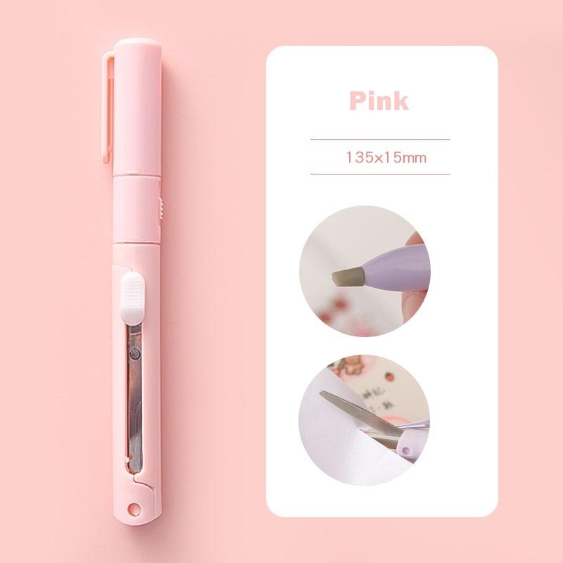 Мини Цветные Складные Ножницы Резак для Ручек Портативный Размер Безопасный Керамический Резак для Ручек Нож для Бумажных Работ Дневника Школы A7021