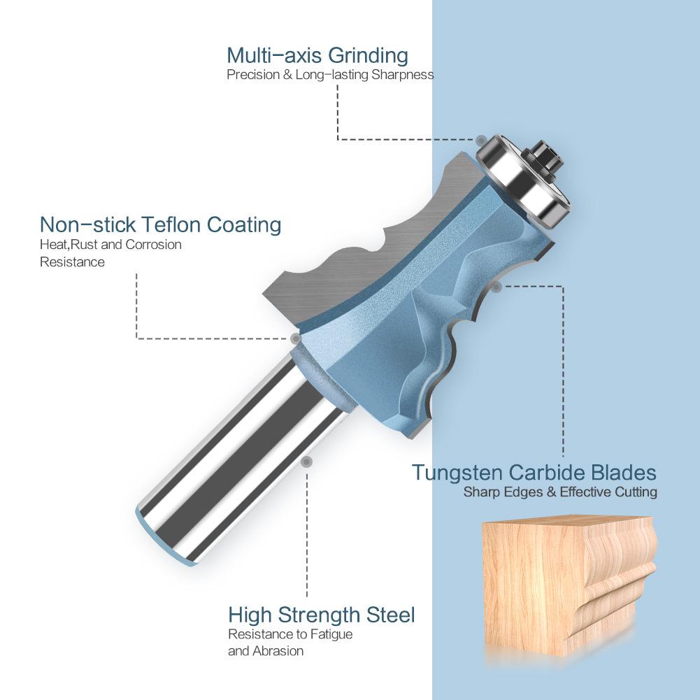 Подшипник Косой Нож для Бутылок Цветочная Линия Подлокотник Нож, Лестничный Подлокотник Кружевной Нож Массивная Древесина Линия Шкафа 1/2 Нож с Ручкой