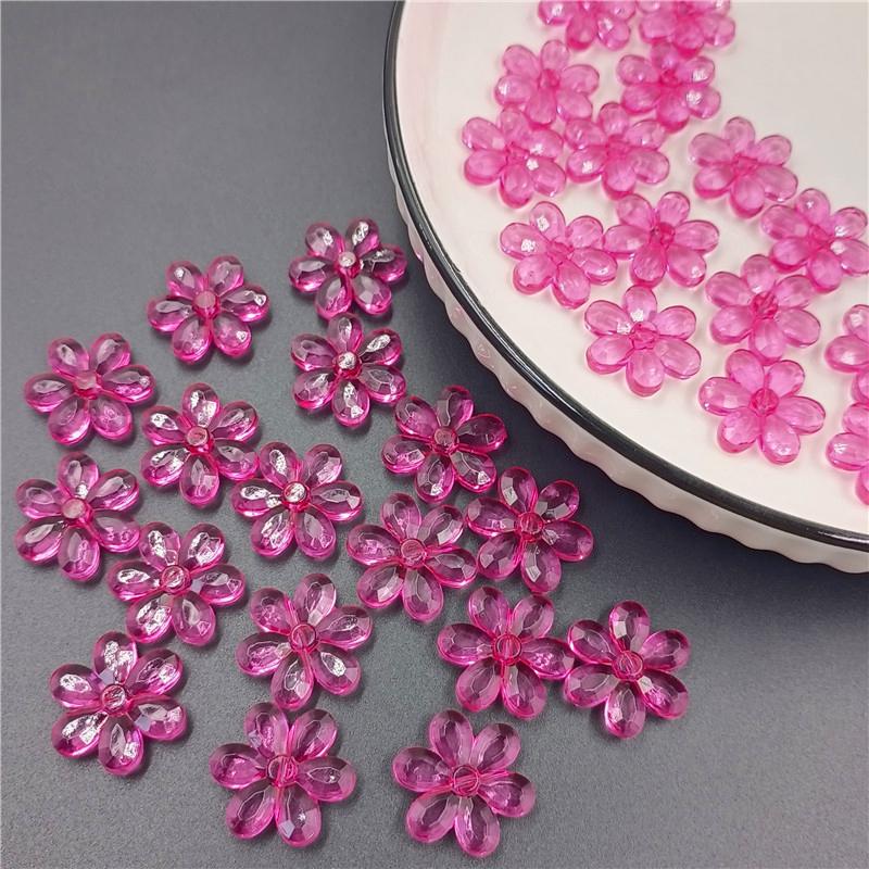 10 шт. 23 мм аксессуары для изготовления ювелирных изделий своими руками акриловые бусины в форме цветка солнца браслет ожерелье новые красочные свободные разделительные бусины ручной работы