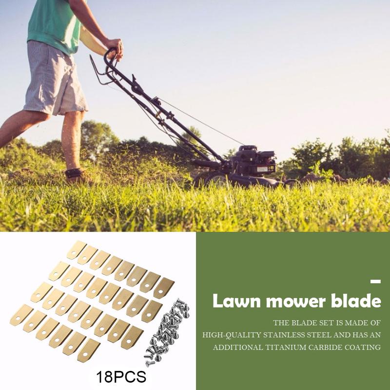18/30PCS Lawn Mower Cutting Blade Stainless Steel Mower Cutter Blade Replacement Trimmer Cutter for Husqvarna Automower/Gardena