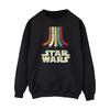 Womens/Ladies Retro Rainbow Sweatshirt