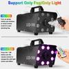 Дым-машина 500 Вт Сценический свет Светодиодный RGB 8в1 Регулируемый Пульт дистанционного управления Дым-машина Для Дискотеки KTV DJ Вечеринки Клуба Бара Шоу