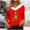 Long Sleeve Shirts For Women Cute Tops Christmas Prints Tees Blouses Casual Plus Size Basic Tops Pullover