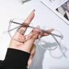 Модные очки в оправе Rice Nail TR90 в стиле ретро для мужчин и женщин, плоские зеркала, анти-синий свет, сверхлегкие очки в оправе