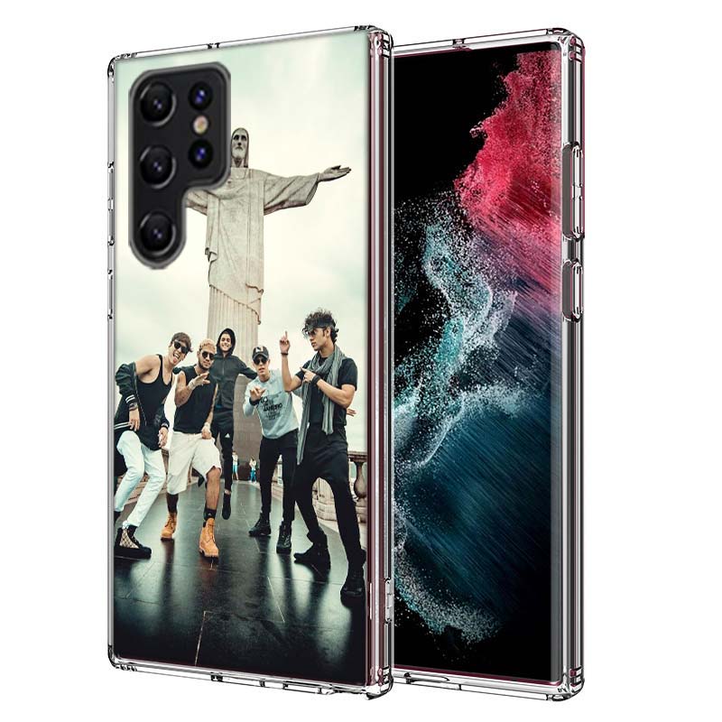 Cnco Boys Pop Capa Phone Case For Samsung S26 Ultra S25 Edge Galaxy S23 S21 S20 S24 FE S22 S10 Plus Cover Clear TPU Shell Coque