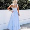 2025 Summer New Women's Clothing New Sleeveless Suspender Dress Striped Long Dress