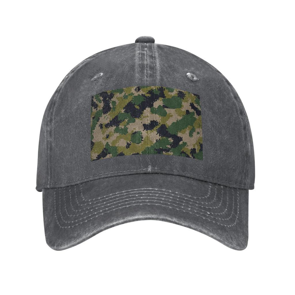 Splintertarn GerUnisex WW2 Camouflage Army Military Camo Denim Cap Casual Baseball Caps Adjustable Hat Summer Unisex Baseball Hats
