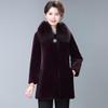 XUEXI 2025 Женское теплое пальто из норкового бархата больших размеров