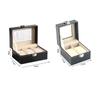 PU Leather Watch Box Black Watch Storage Box Luxury Watch Display Box