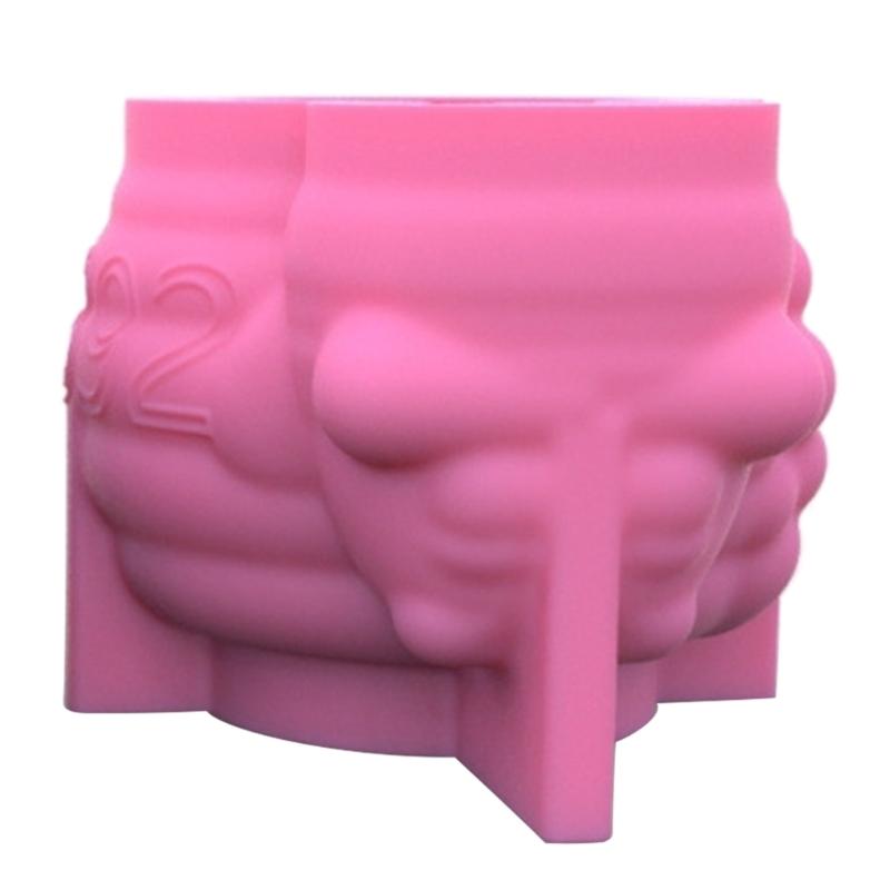 Silicone Mould for Flower Home Decorations Honeys Jar Shape Flower Resin Mold Reusable Pen Holder Epoxy Mold