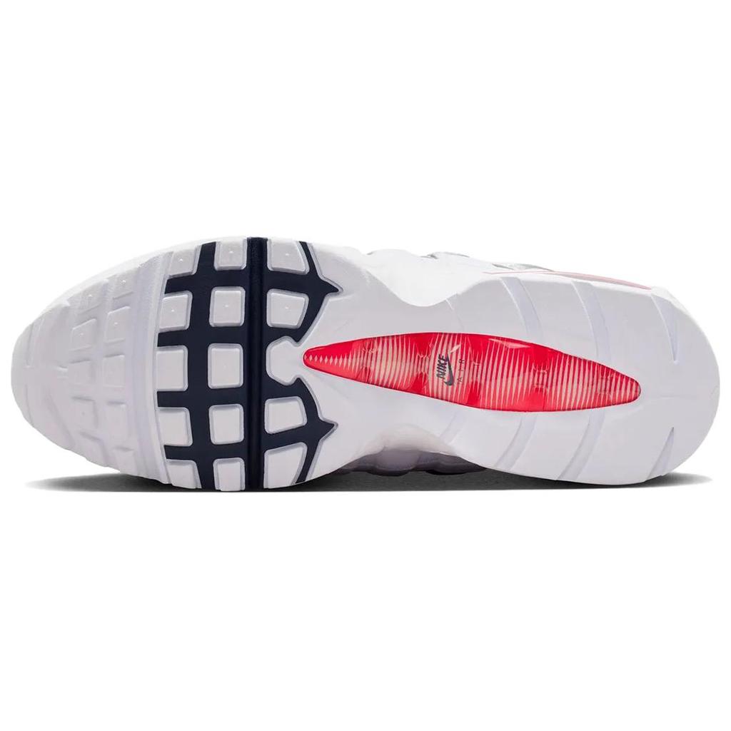 Nike Air Max 95 Big Bubble "England" Running Shoes Men's University Red IQ0176-100
