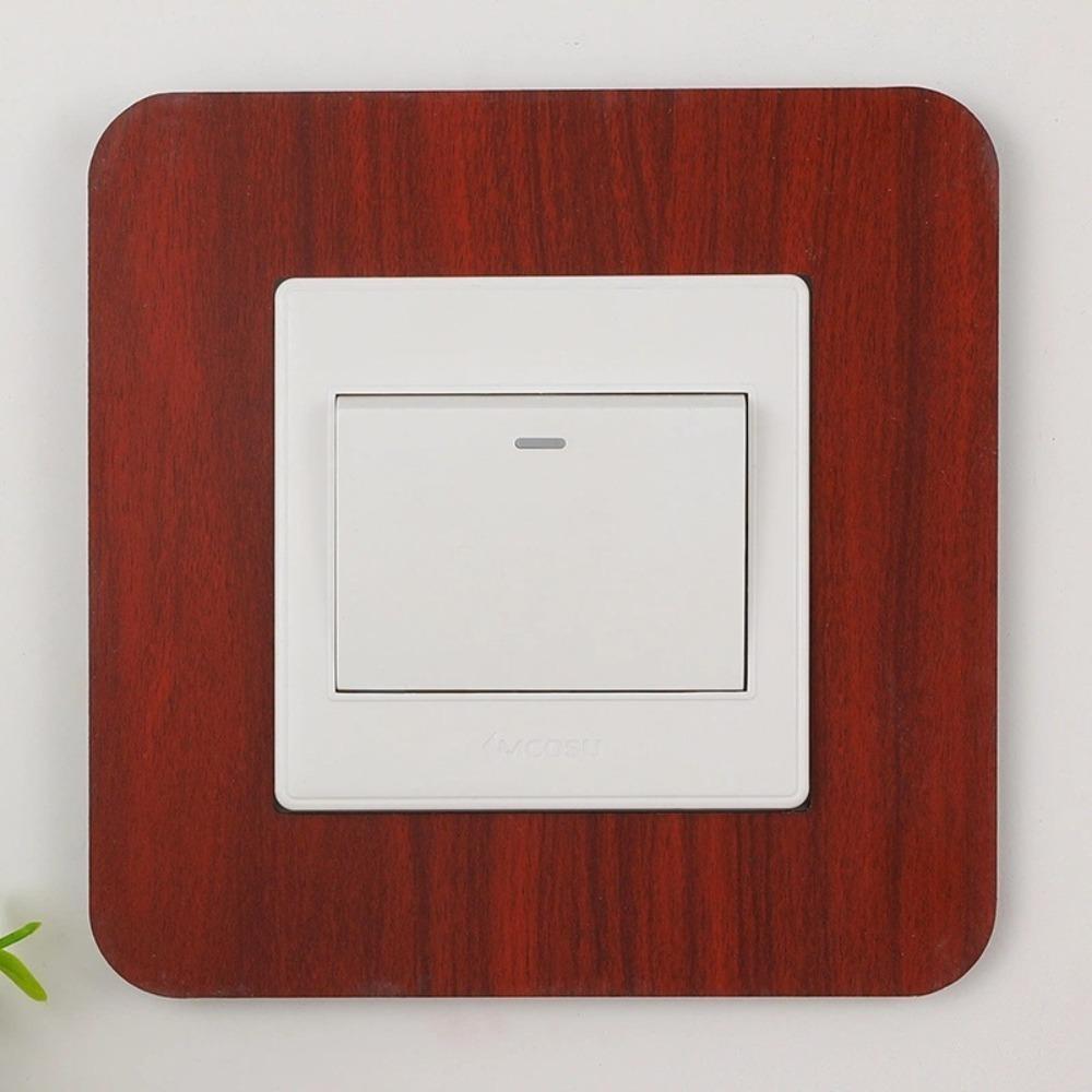 Dustproof Socket Frame Cover Anti-Dirty Acrylic Wall Decor Home Wall Renovation