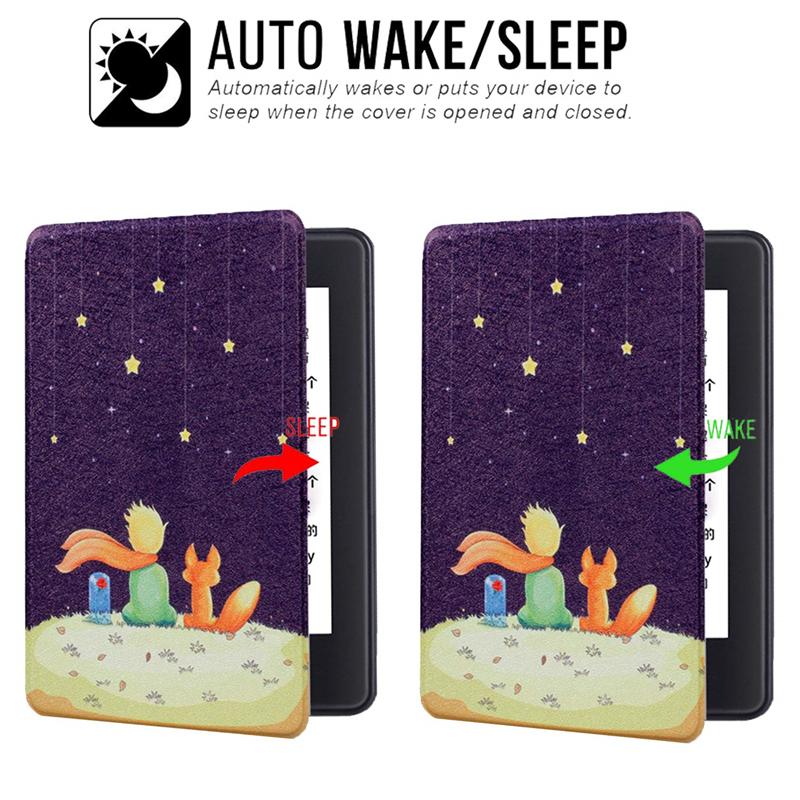 For Kindle Paperwhite 11th Smart Case Painted Premium Cover for Kindle 10th Magnetic Protective Slimshell for Kindle Oasis 9th
