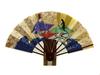 Decorative Fan Featuring the Tale of 9 Made In with a Fan Stand and This Fan Features a Japanese Pattern and Is Perfect for Entryway Interior or As a