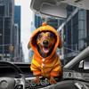 Игривая акриловая подвеска-украшение для автомобиля с собакой на Рождество