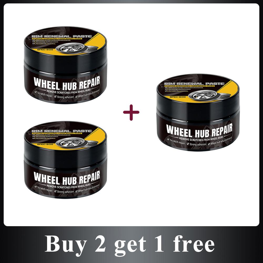 Car Wheel Scratch Repair Agent Car Rim Scratch Renovation Paste For Steel Alloy Wheel Surface Repair Polishing