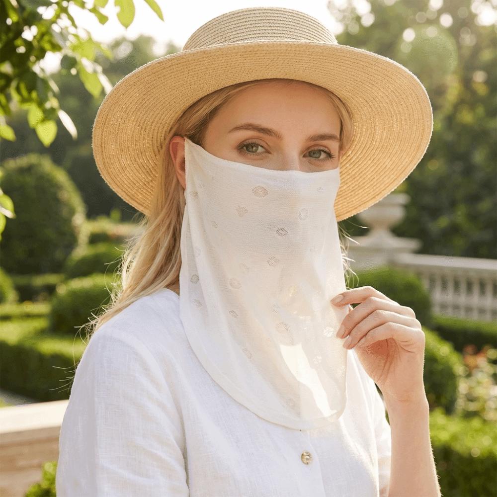 Thin Breathable Face Cover Dust Proof Neck Protection Mask Sun Protection Face Mask Outdoor